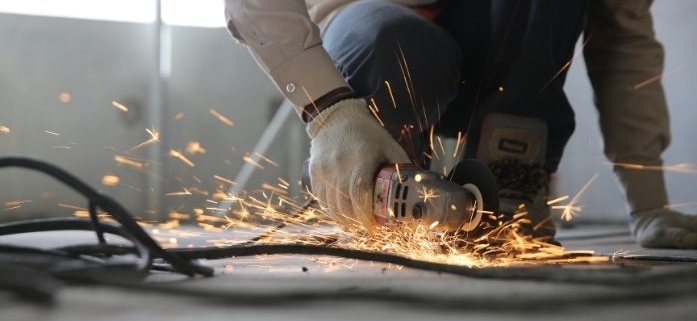 obras en el edificio